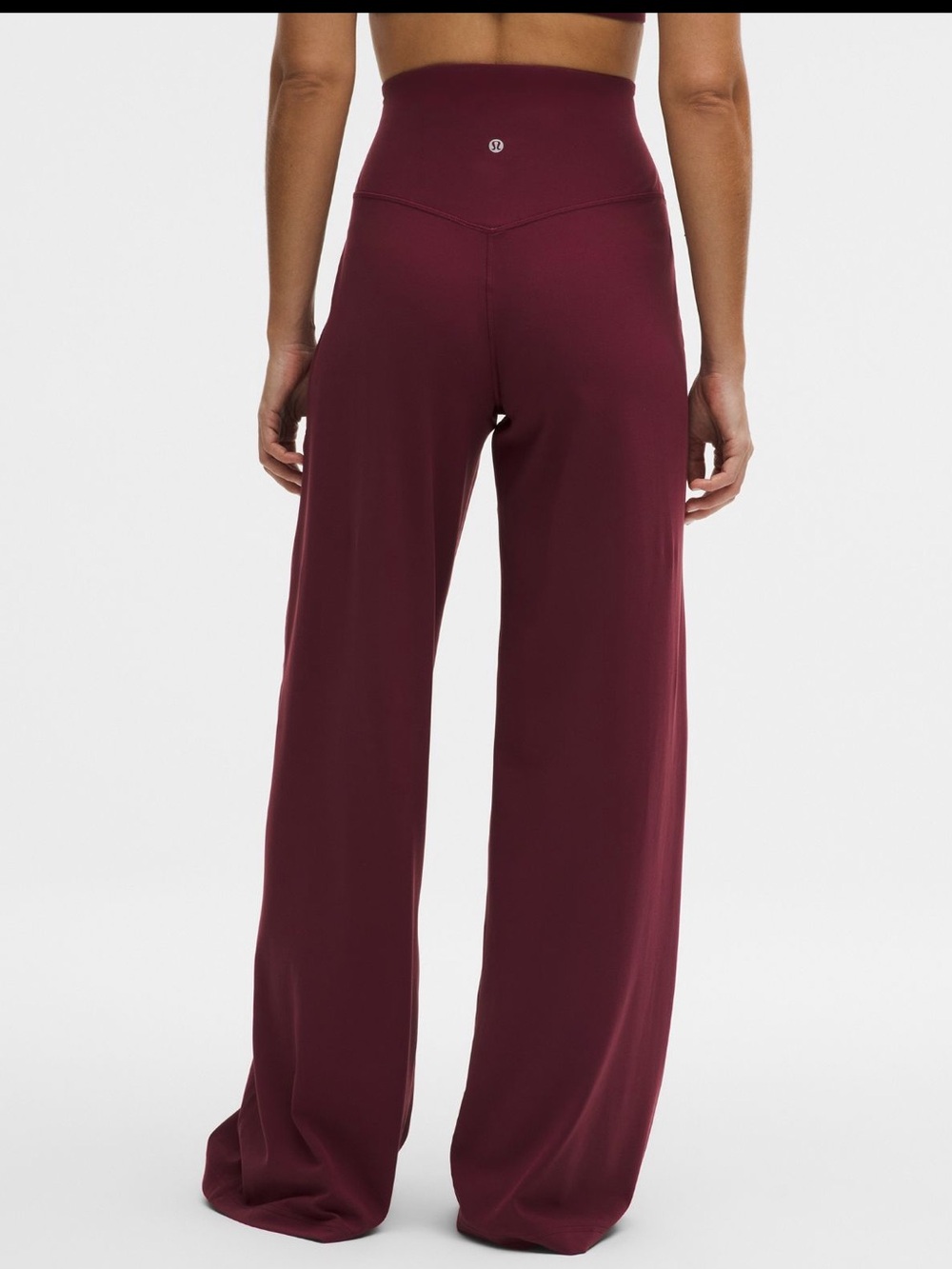 NWT Lululemon Align Palazzo Pant - Short Length, Size 4 - Burgundy Bay - Picture 3 of 16